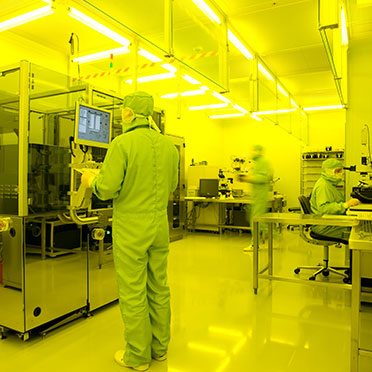 LED-Umrüstung Mikrochipindustrie / Reinraum